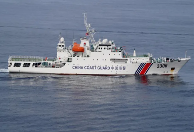 China builds new coast guard ships  