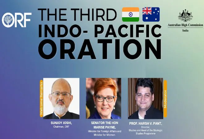 Third Indo-Pacific Oration  