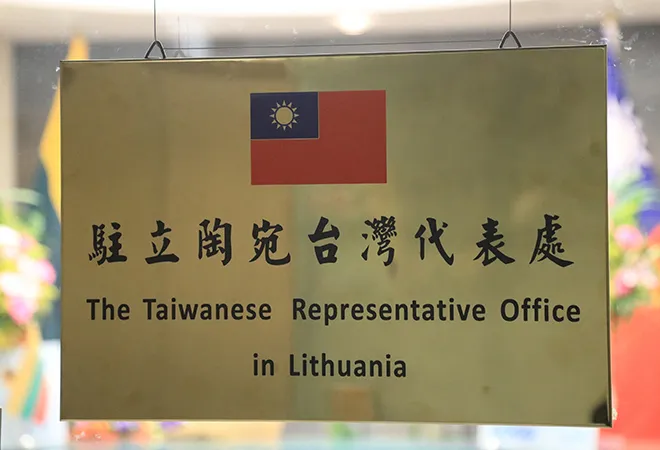 The EU must support Lithuania against China on Taiwan  