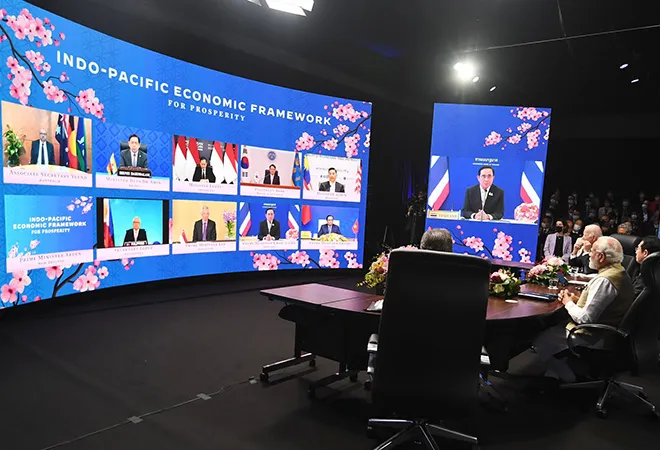 The launch of the Indo-Pacific Economic Framework