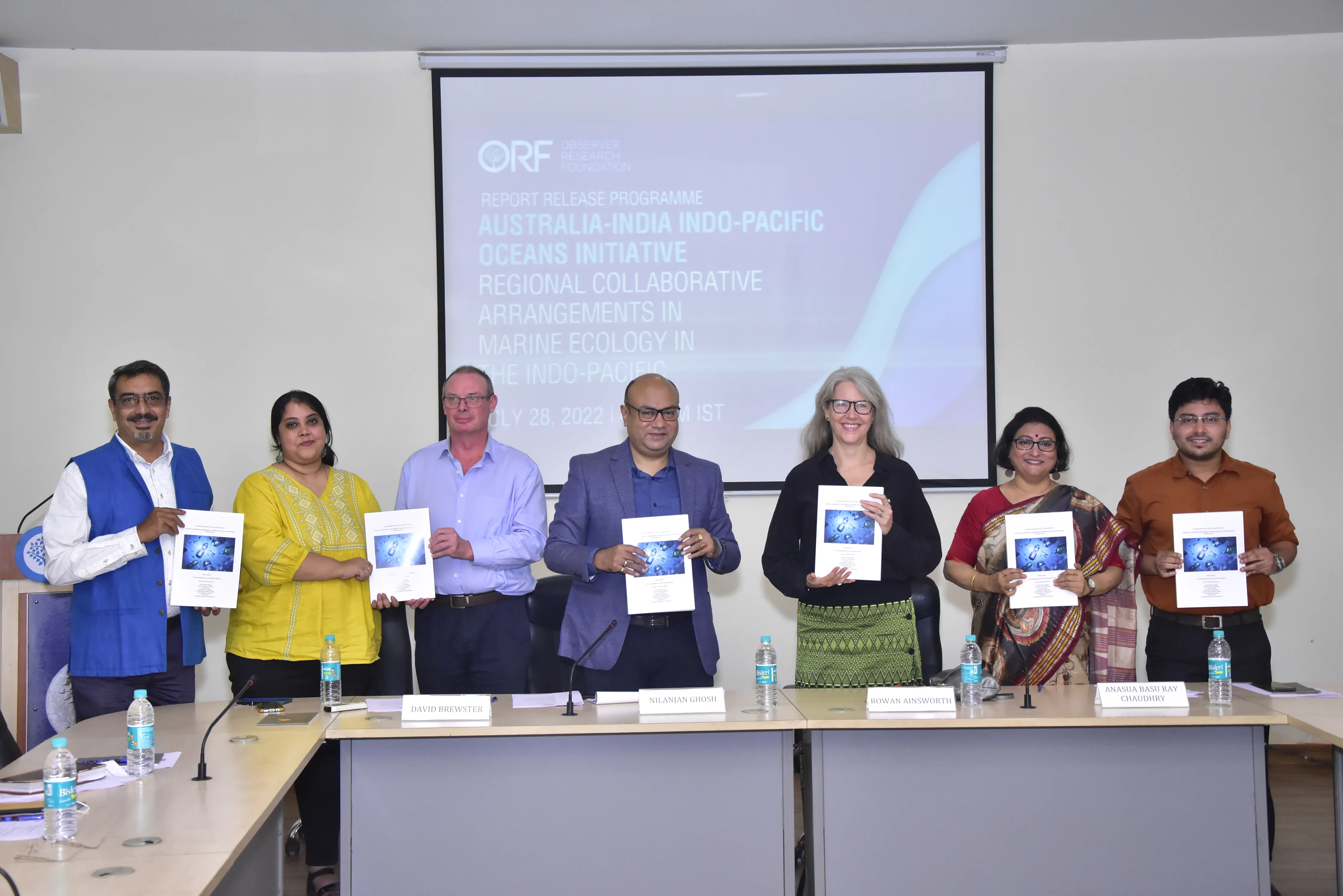 Australia–India Indo-Pacific Oceans Initiative: Regional Collaborative Arrangements in Marine Ecology Report Release