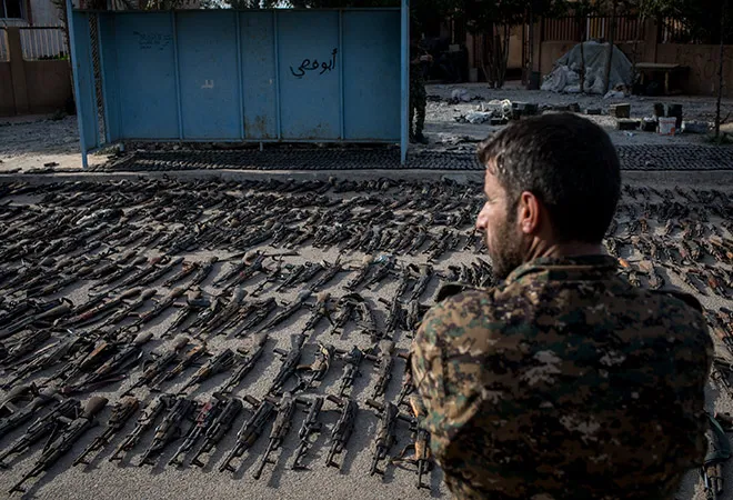 Proliferation of IS produced weapons: How it made its own military industrial complex