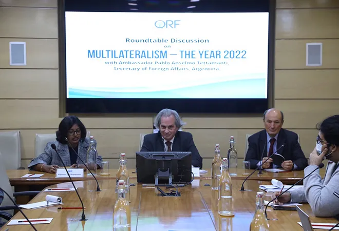 Roundtable Discussion on Multilateralism - The Year 2022