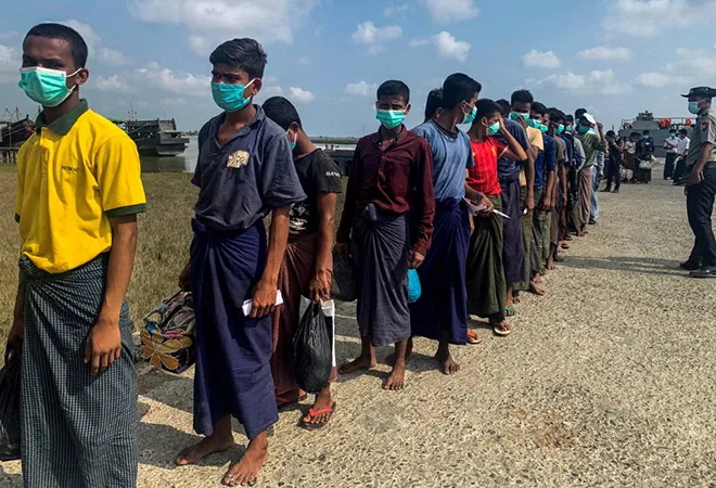 Myanmar: Displaced Rohingyas left to fend on silt land  