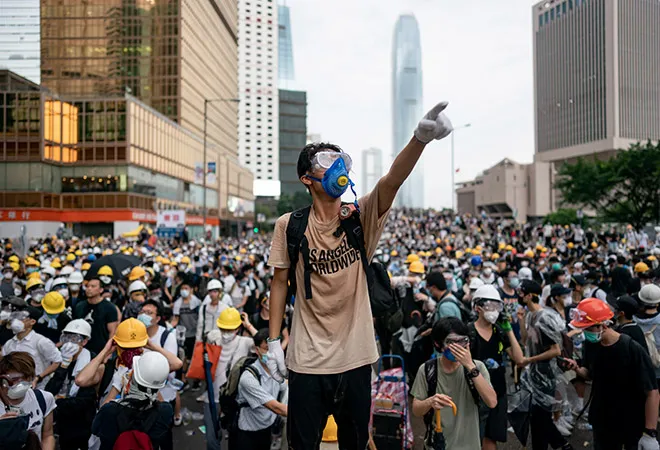 Protests are taking place worldwide, in dealing with them the norm is proportionate force  