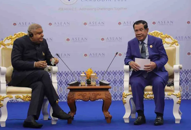 India and Cambodia expanding bilateral relations on the sidelines of the ASEAN Summit  