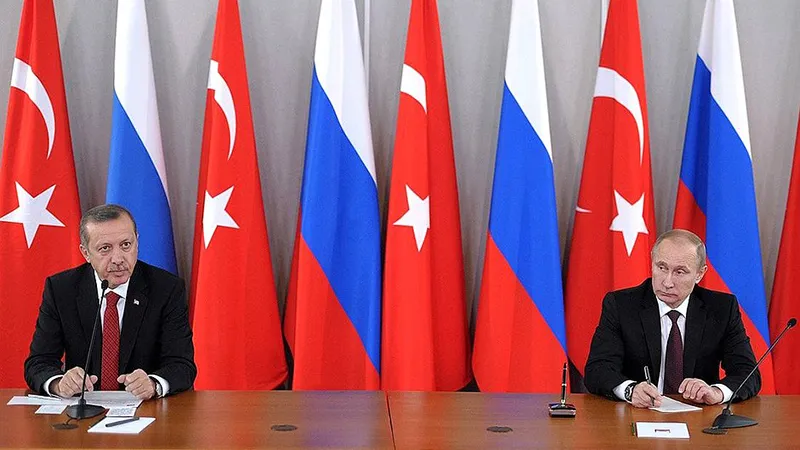 Modelling escalation of the Russia-Turkey conflict  