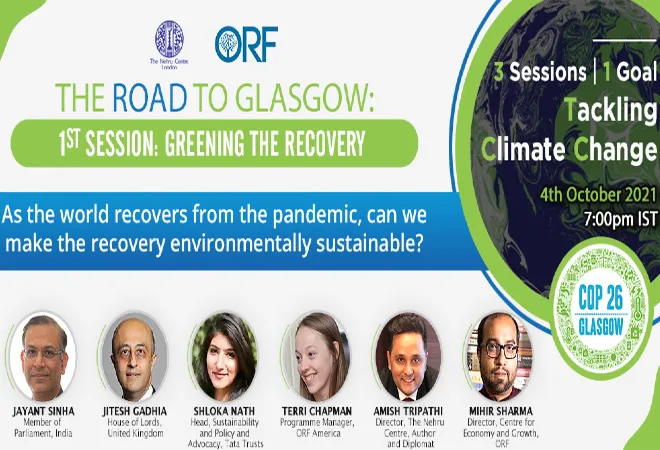 The Road to Glasgow: Greening the recovery  