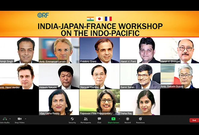 The India-Japan-France trilateral cooperation to tackle the rising Chinese hegemony  