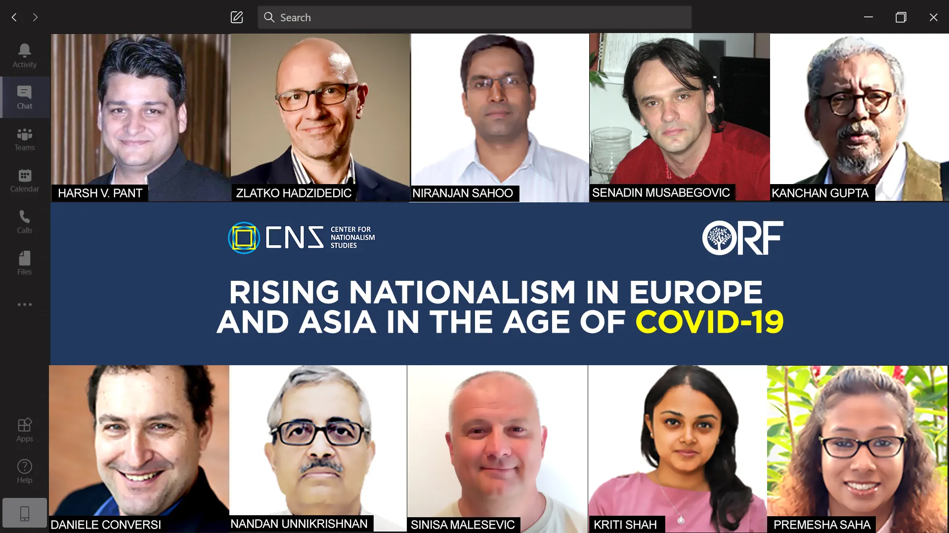 Rising Nationalism in Europe and Asia in the age of COVID19  