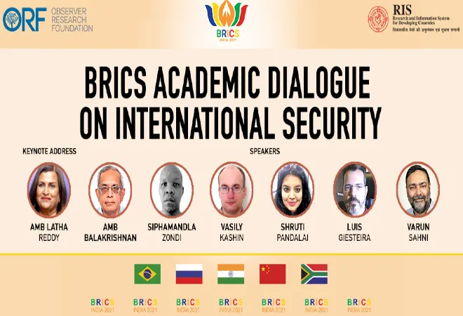 BRICS Academic Dialogue on international security  