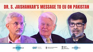 Partners not Preachers: Dr. S Jaishankar on EU