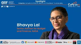 America's Sustainable Return to the Moon: Speedtalk by Bhavya Lal || ORF CyFy 2021 ||