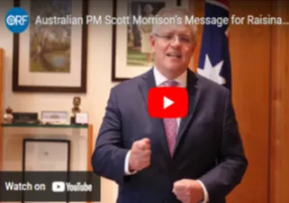 Australian PM Scott Morrison’s Message for Raisina Dialogue 2020  