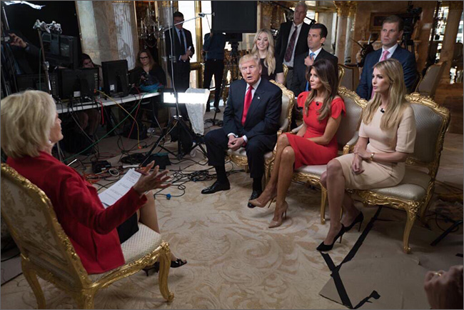 Trump, Donald, Ivanka, Interview, 60 minutes
