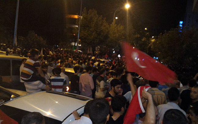 Erdognan, Gulen, demonstration, coup