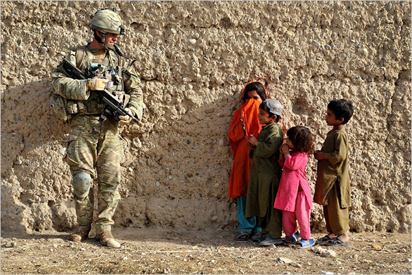 Afghanistan, Patrol, Children, Great Game